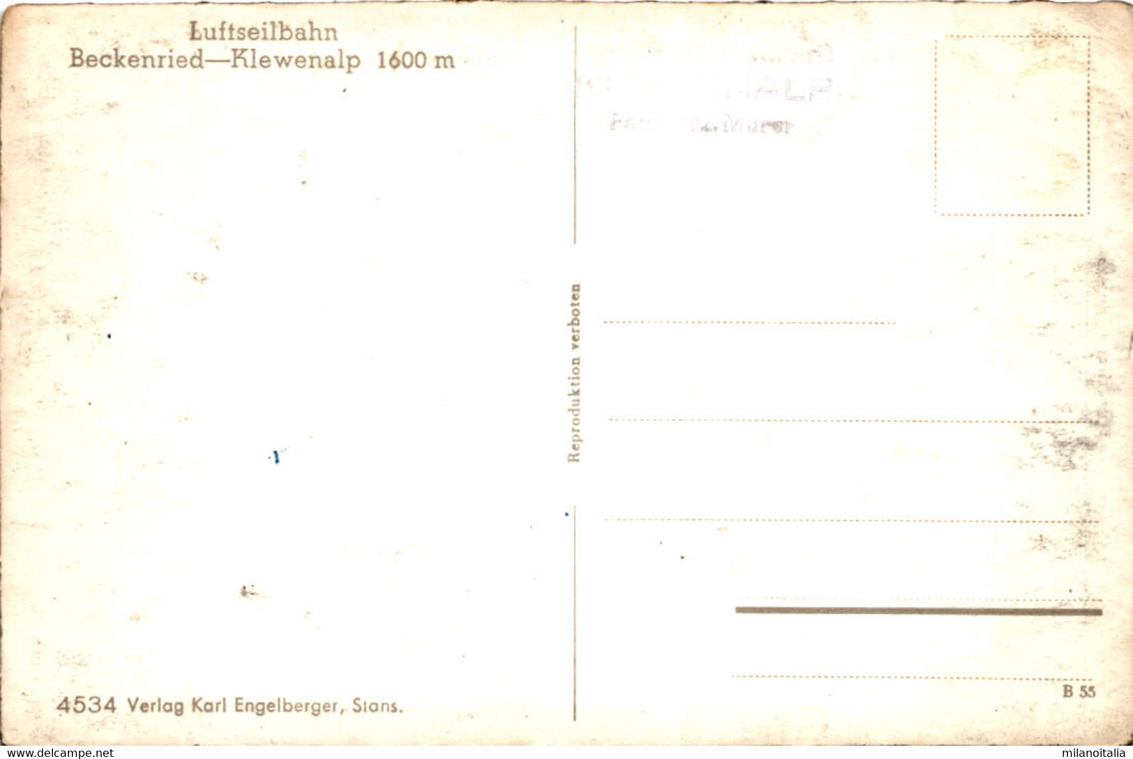 Luftseilbahn Beckenried - Klewenalp (4534) - Beckenried