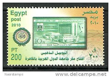 Egypt - 2010 - ( Arab League Center, 50th Anniv. ) - MNH (**) - Nuevos