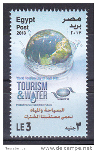 Egypt 2013 ( Tourism & Water ) - MNH (**) - Unused Stamps