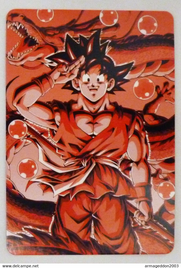 Carte Dragon Ball Z / DBZ / Fancard Custom PRISM HOLO MANGA Neuf N°42 - Dragonball Z