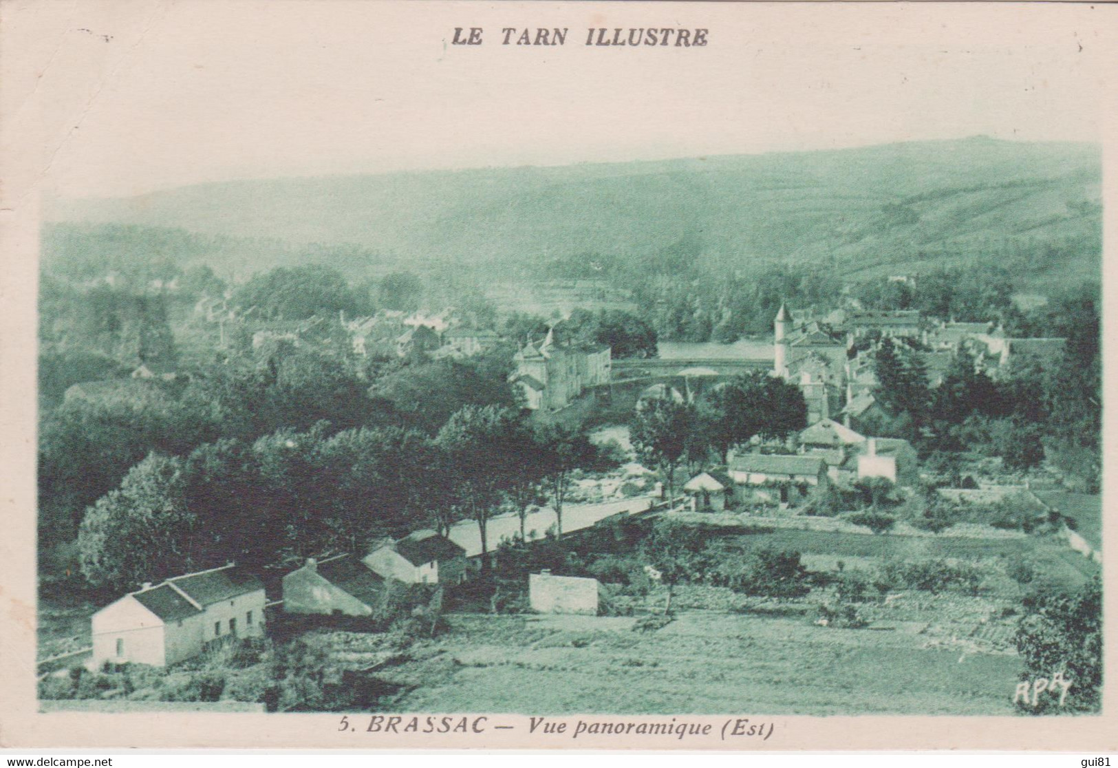 Cpa - BRASSAC - VUE PANORAMIQUE - Brassac