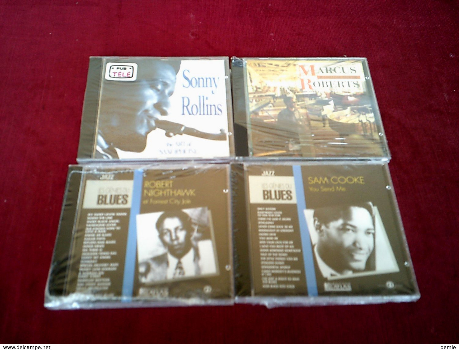 COLLECTION DE 4 CD ALBUM DE JAZZ ° SONNY ROLLINS + MARCUS ROBERTS + ROBERT NIGHTHWK + SAM COOKE - Collections Complètes