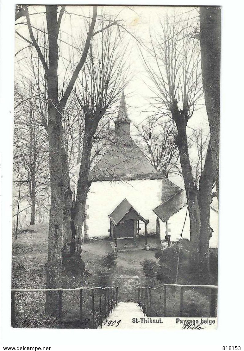 St-Thibaut   Paysage Belge  1909 - Rendeux