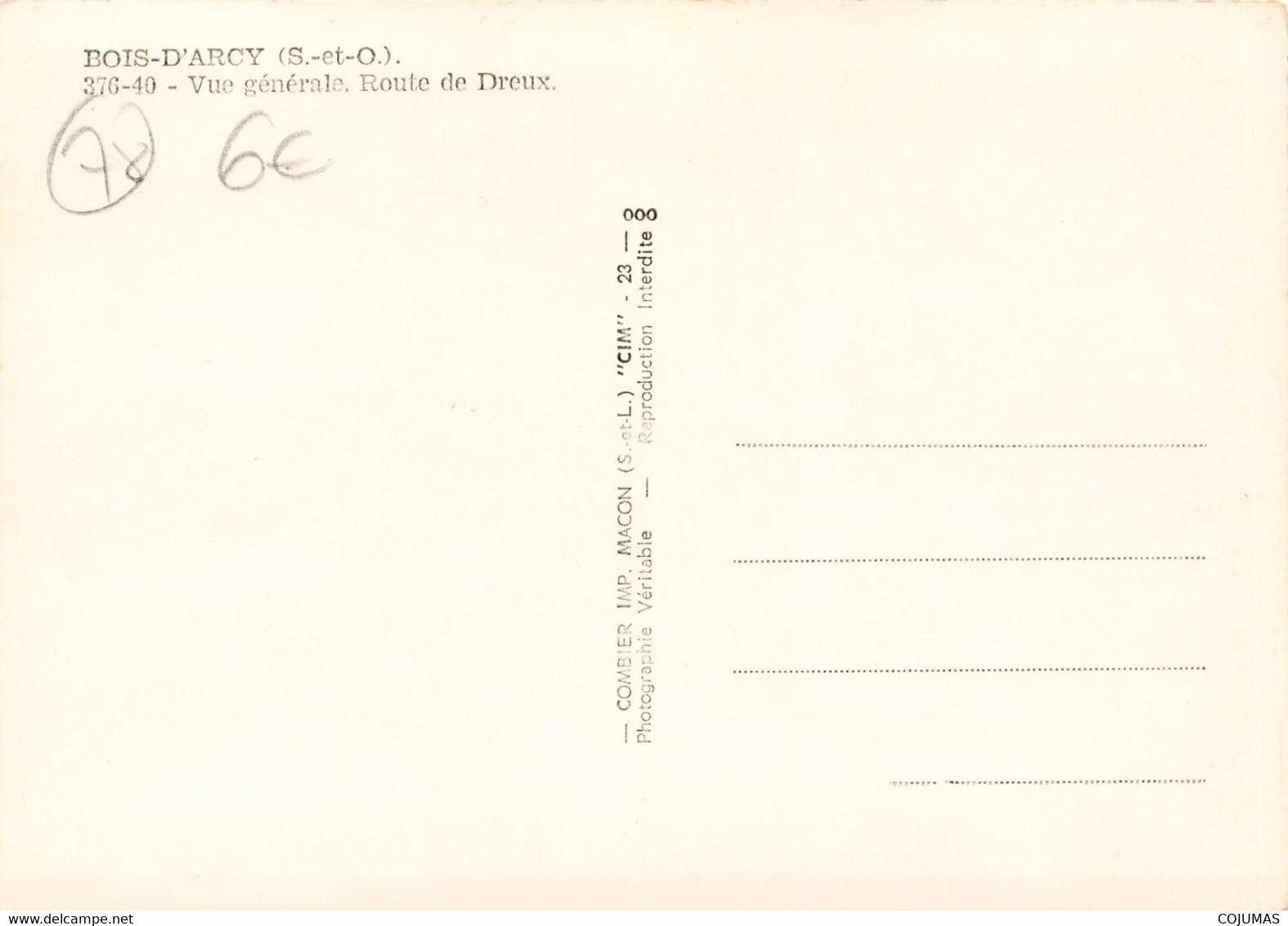 78 - BOIS D ARCY - S05718 - Vue Générale De Dreux - CPSM 15x10 Cm - L1 - Bois D'Arcy