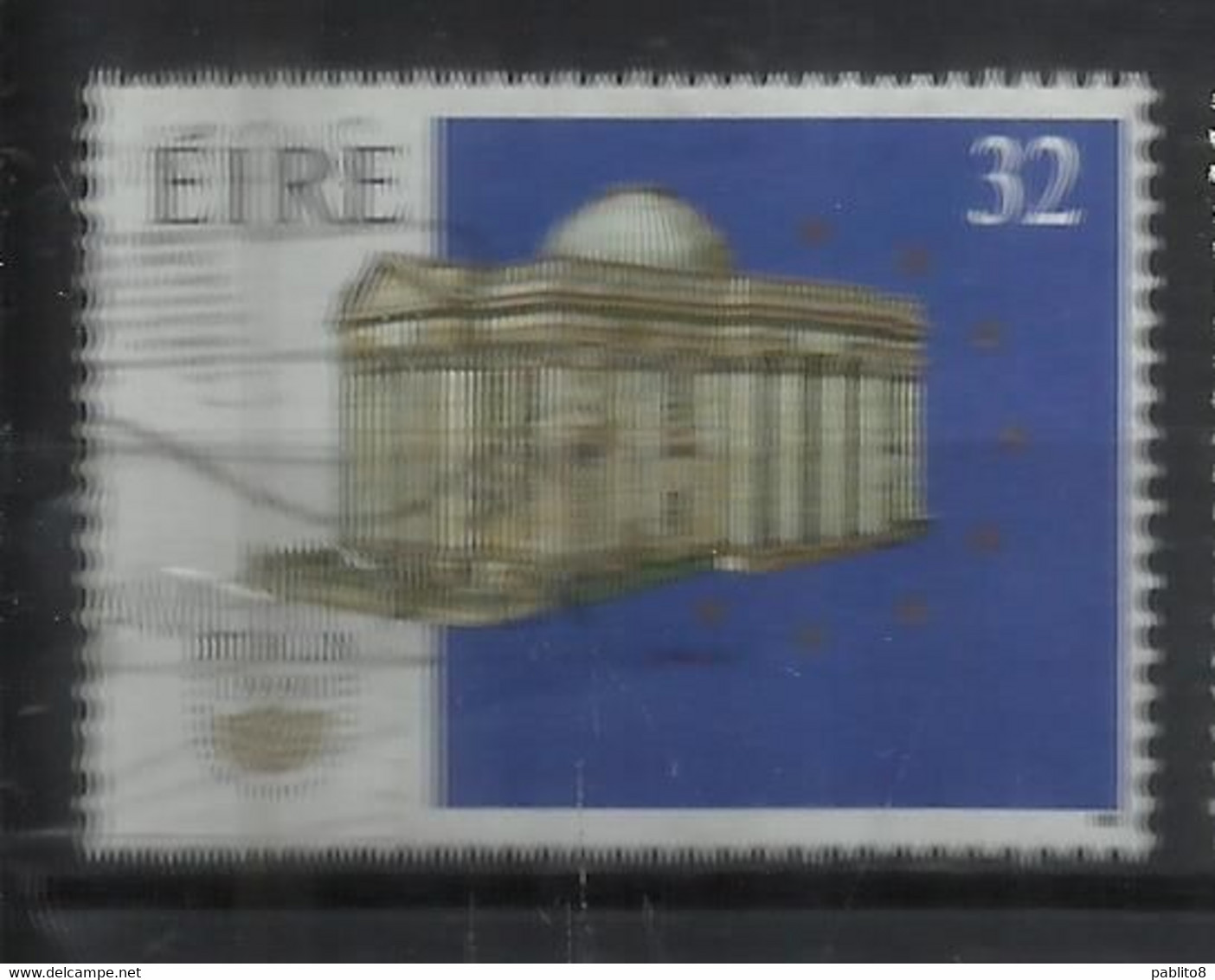 EIRE IRELAND IRLANDA 1991 DUBLIN GRAND OPERA SOCIETY 50th ANNIVERSARY CITY HALL 32p USED USATO OBLITERE' - Used Stamps