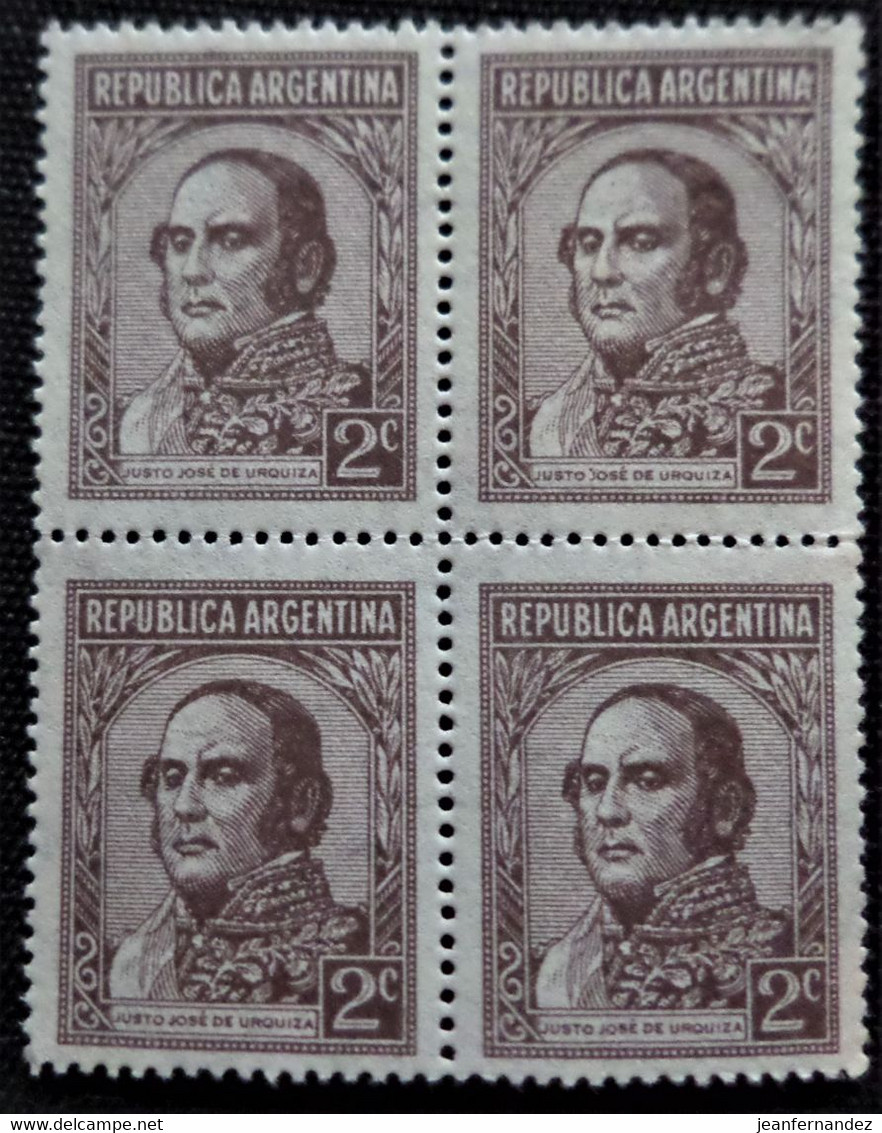 Timbre D'Argentine  1935 Justo José De Urquiza Stampworld N° 406 - Ungebraucht