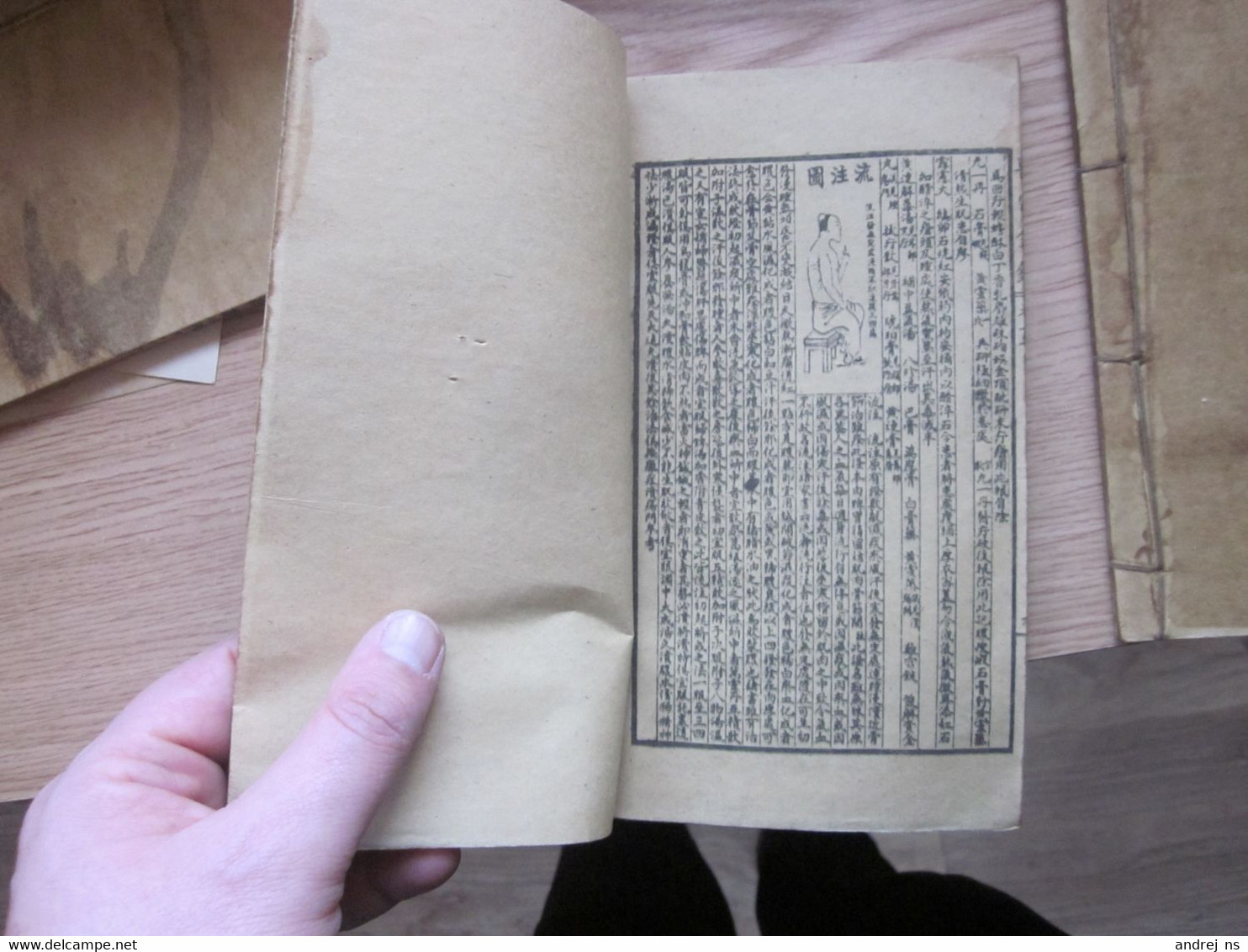 China Japan ??? Old book I think Chinese and medicine, thin light paper are all different