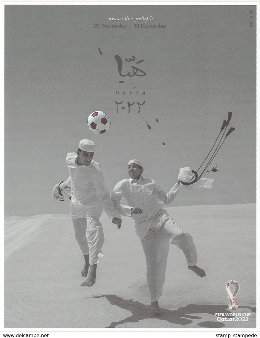 RARE - Qatar 2022 FIFA World Cup Soccer Football - Complete Official Postcard Set Of 8 From Qatar Post & FIFA - 2022 – Qatar