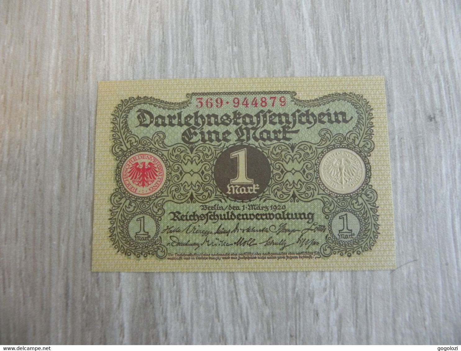 Deutschland Germany 1 Mark 1920 - 1 Mark