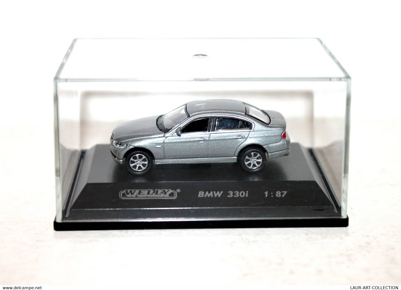 WELLY - BMW 330i GRIS - VOITURE AUTOMOBILE VEHICULE MODELE REDUIT MINIATURE 1/87 - ANCIEN VEHICULE  (1712.78) - Echelle 1:87