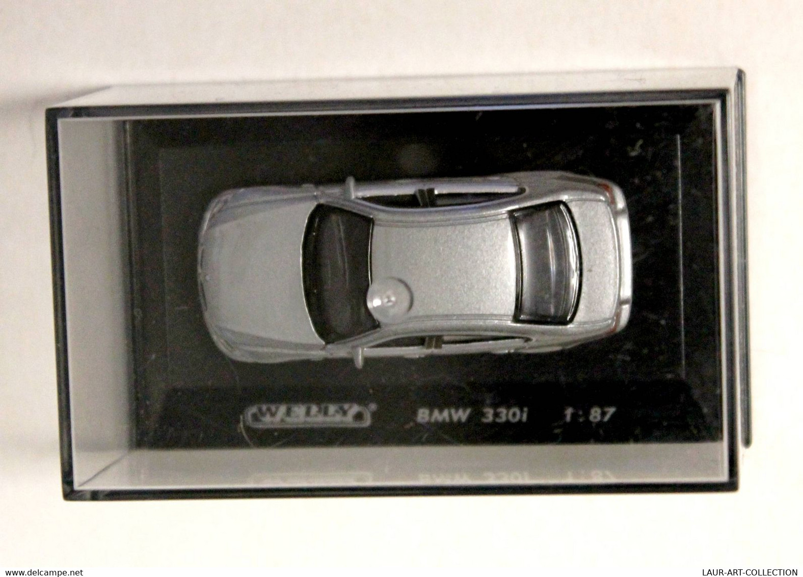 WELLY - BMW 330i GRIS - VOITURE AUTOMOBILE VEHICULE MODELE REDUIT MINIATURE 1/87 - ANCIEN VEHICULE  (1712.78) - Scala 1:87