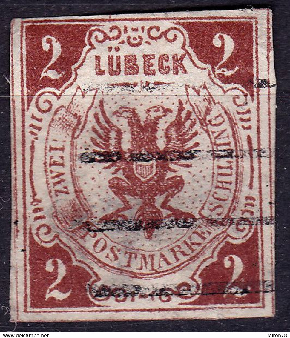 Stamp Lubeck 2s Used - Lubeck