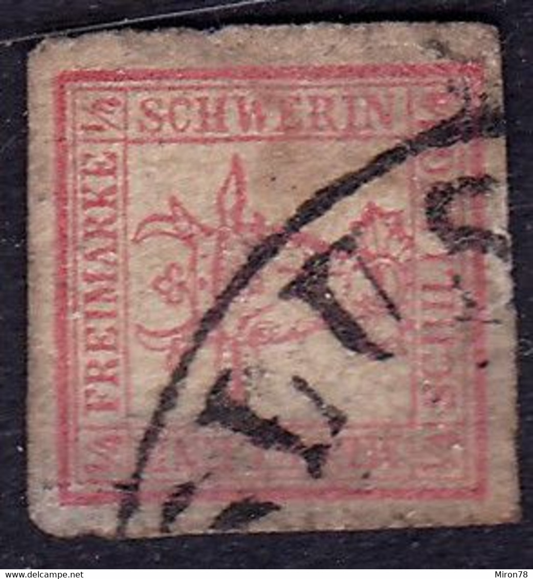 Stamp Mecklenburg-Schwerin 1/4s Used - Mecklenburg-Schwerin