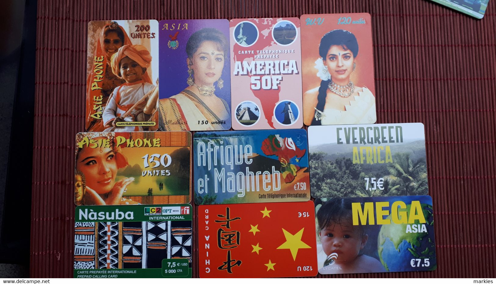 10 Cartes Prepaid France Used Rare - Mobicartes: Móviles/SIM)