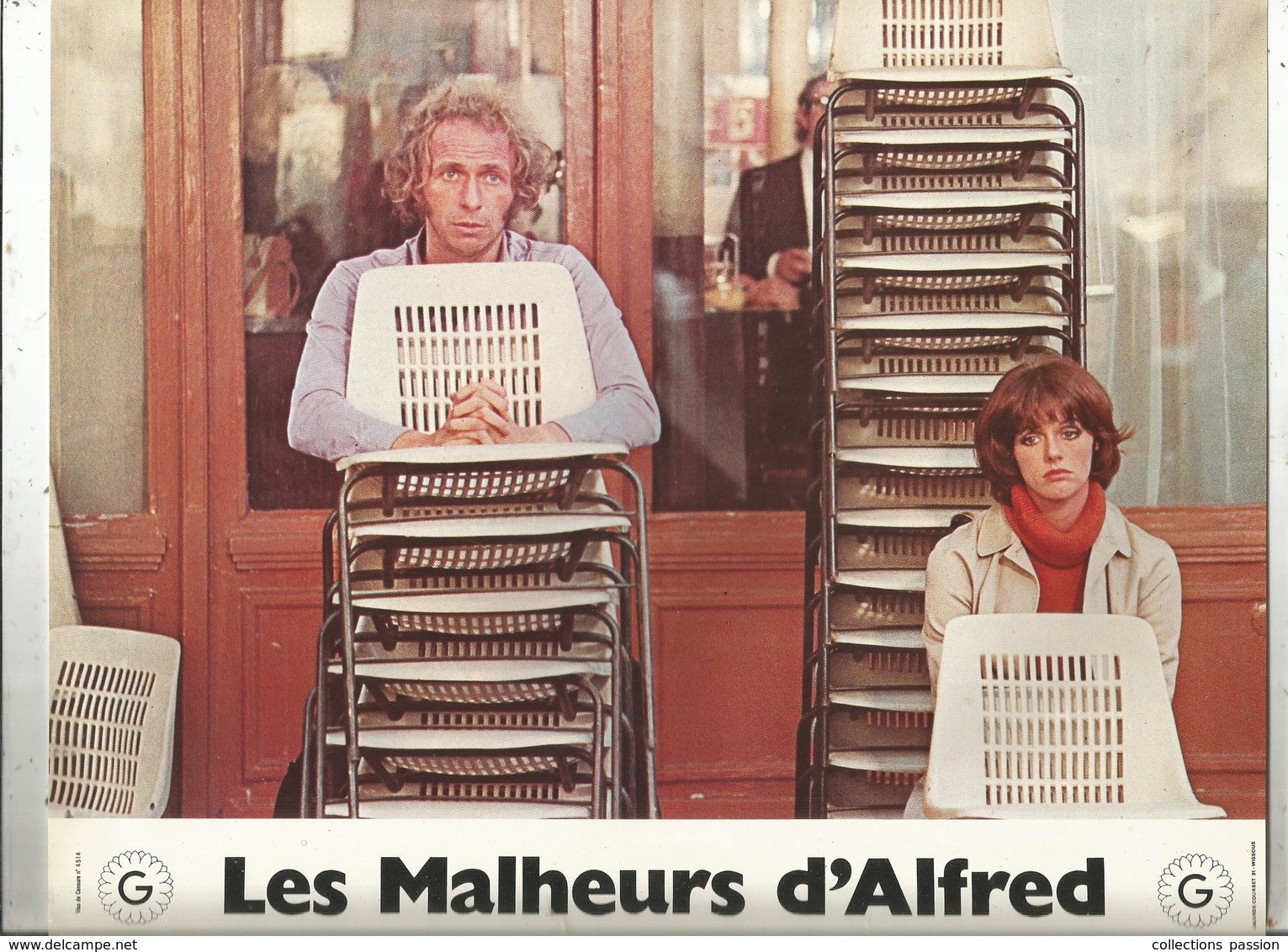 Affiche , 30 X 24.5 , Cinéma, LES MALHEURS D'ALFRED, Pierre Richard , Frais Fr 2.45 E - Posters