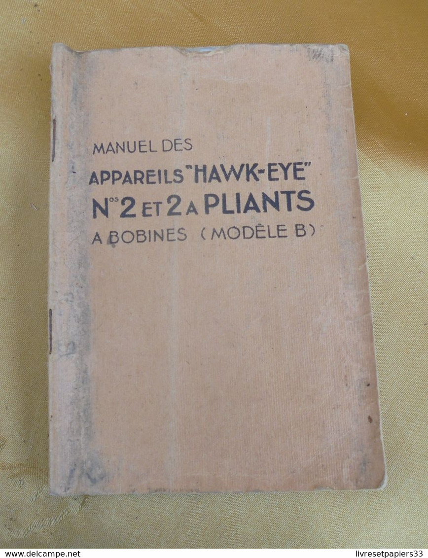 Manuel Des Appareils N°2 Et 2a Pliants à Bobines (Modéle B) - Cameras