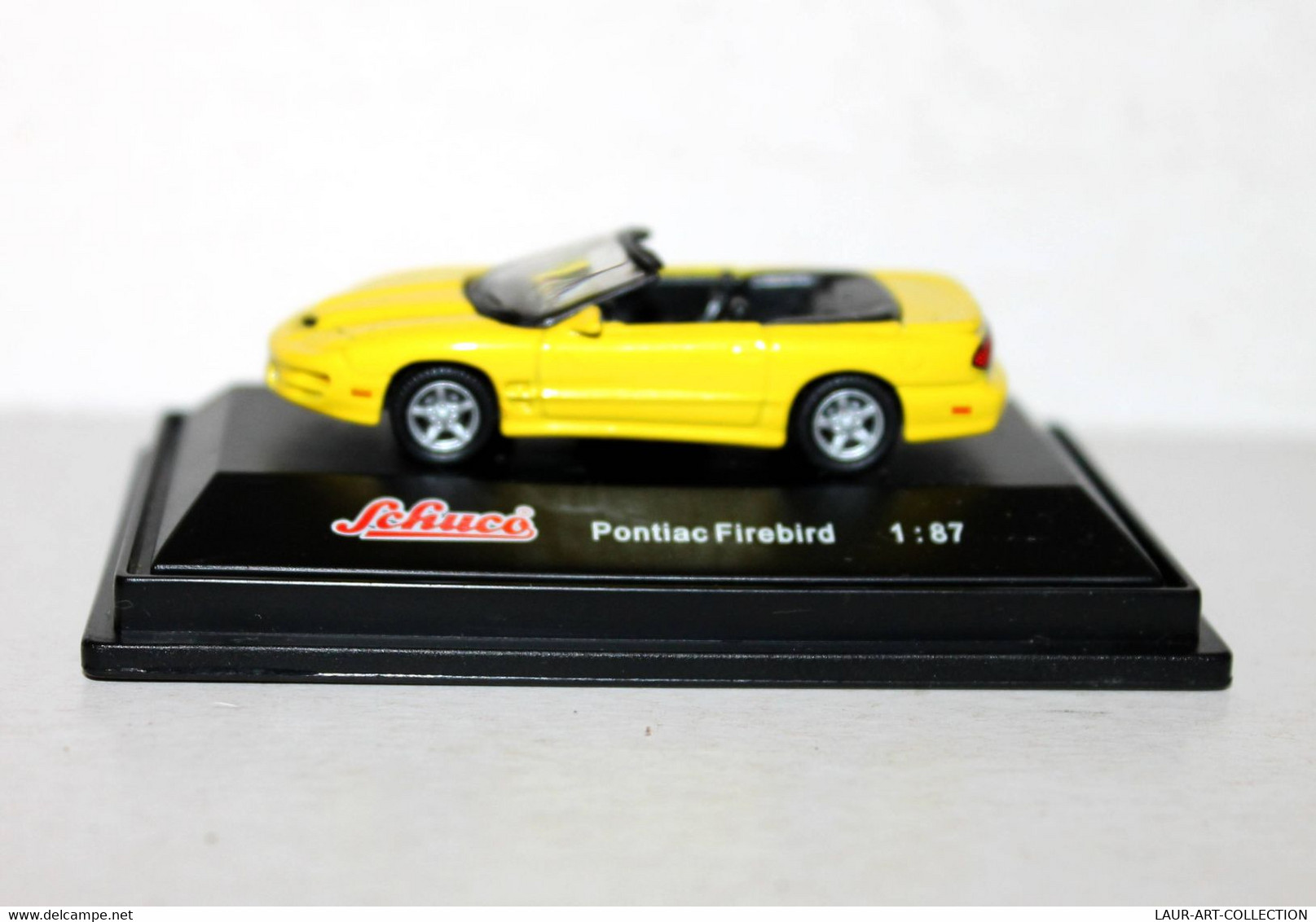 SCHUCO - PONTIAC FIREBIRD CABRIOLET DECAPOTABLE VOITURE AUTOMOBILE MINIATURE 1/87 - ANCIEN VEHICULE  (1712.97) - Massstab 1:87