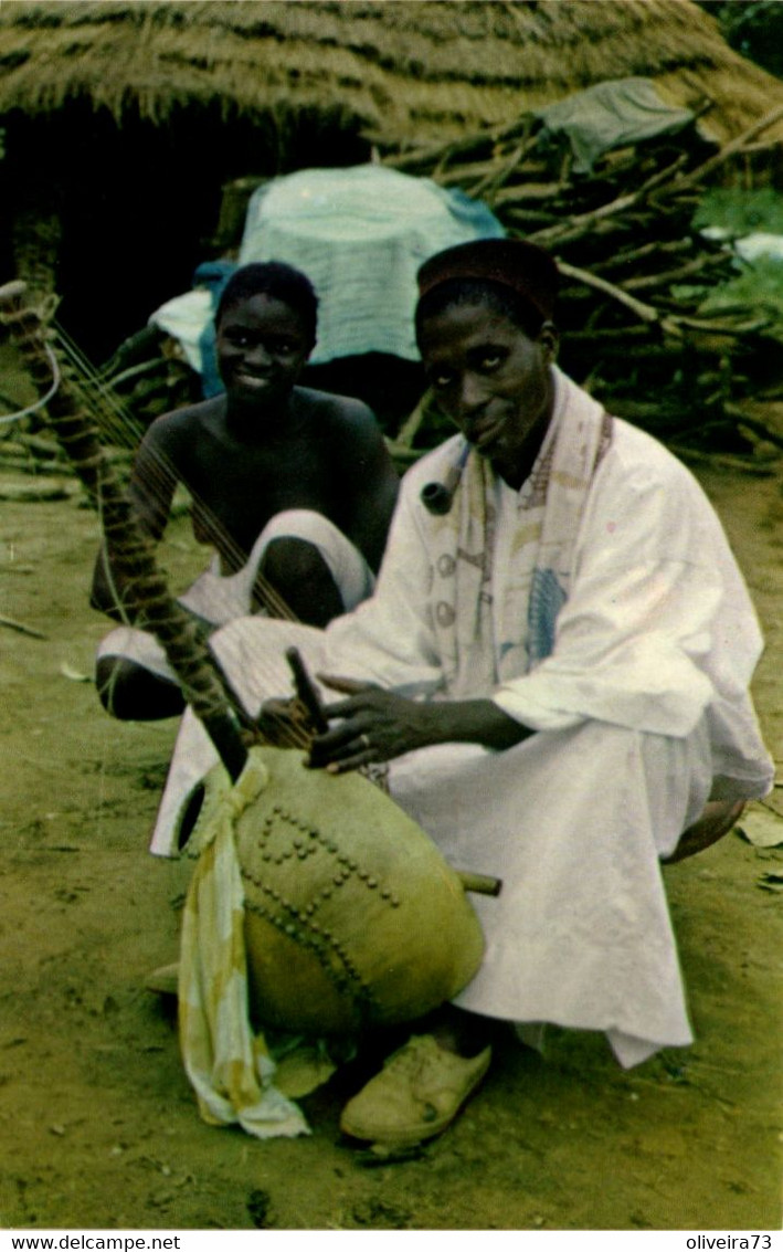 GUINÉ BISSAU - Tocador De Korá (Mandinga) - Fulacunda - Guinea-Bissau