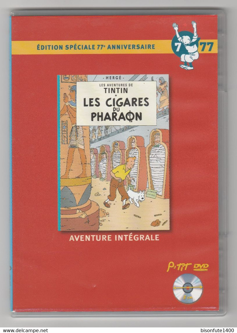 TINTIN : Mini DVD "Les Cigares Du Pharaon" Edition Spéciale 77ème Anniversaire ( Voir Photos ) - TV-Reeksen En Programma's