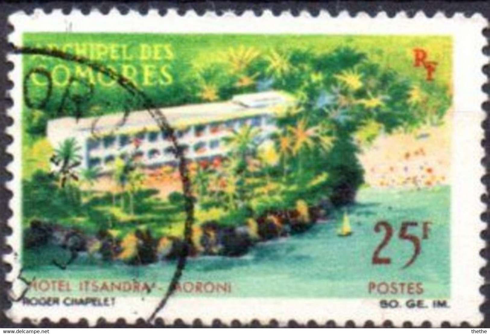 COMORES - Hôtel Moroni - Used Stamps