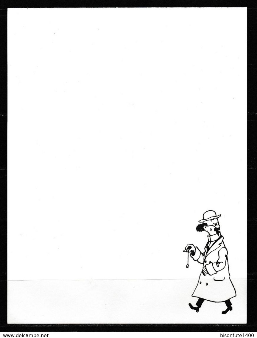 TINTIN : Lot De 5 Feuilles De Papier à Lettre Tintin Avec Différents Personnages De La BD. (Voir Photos). - Matériel Et Accessoires