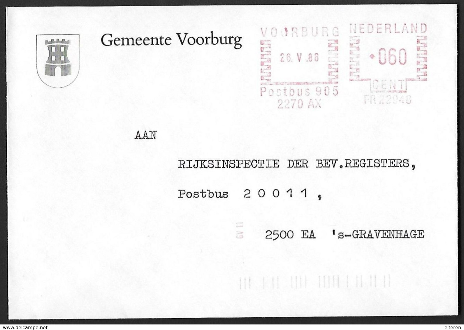 Gemeente Voorburg - Franking Machines (EMA)