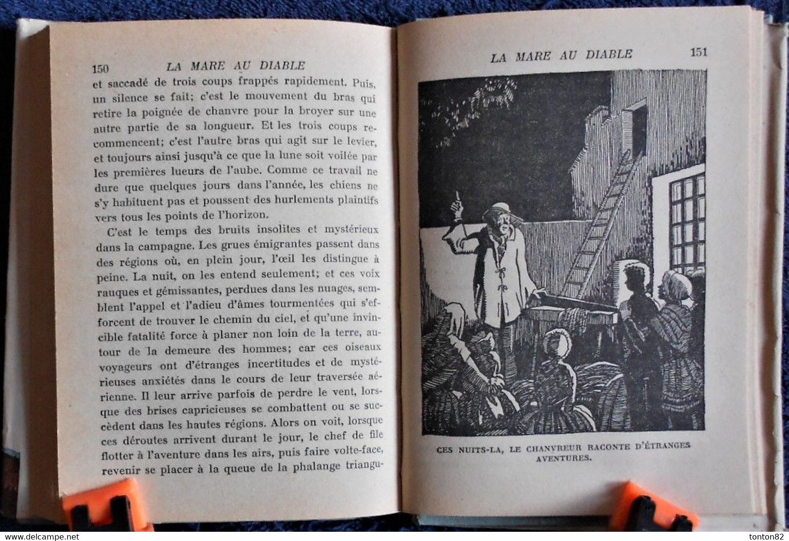 George Sand - La Mare au Diable - Hachette - Bibliothèque Verte- ( 1942 ) .