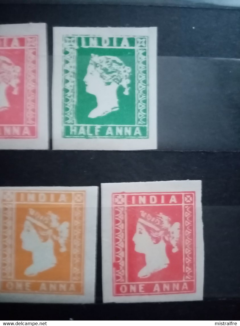 INDE. 1854. 5 COPIES Reine VICTORIA. NEUFS++ - 1854 Britische Indien-Kompanie