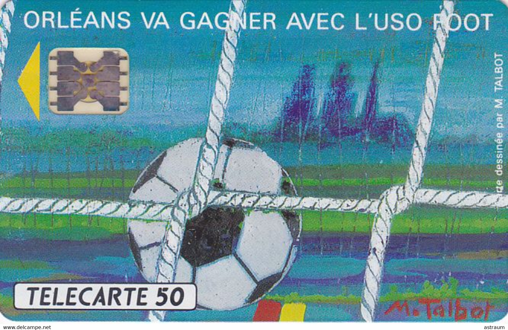 Telecarte Privée - D482 - Neuve - USO Foot Orleans - SC5ab - 1000 Ex  - 50 Un - 1990 - Privat