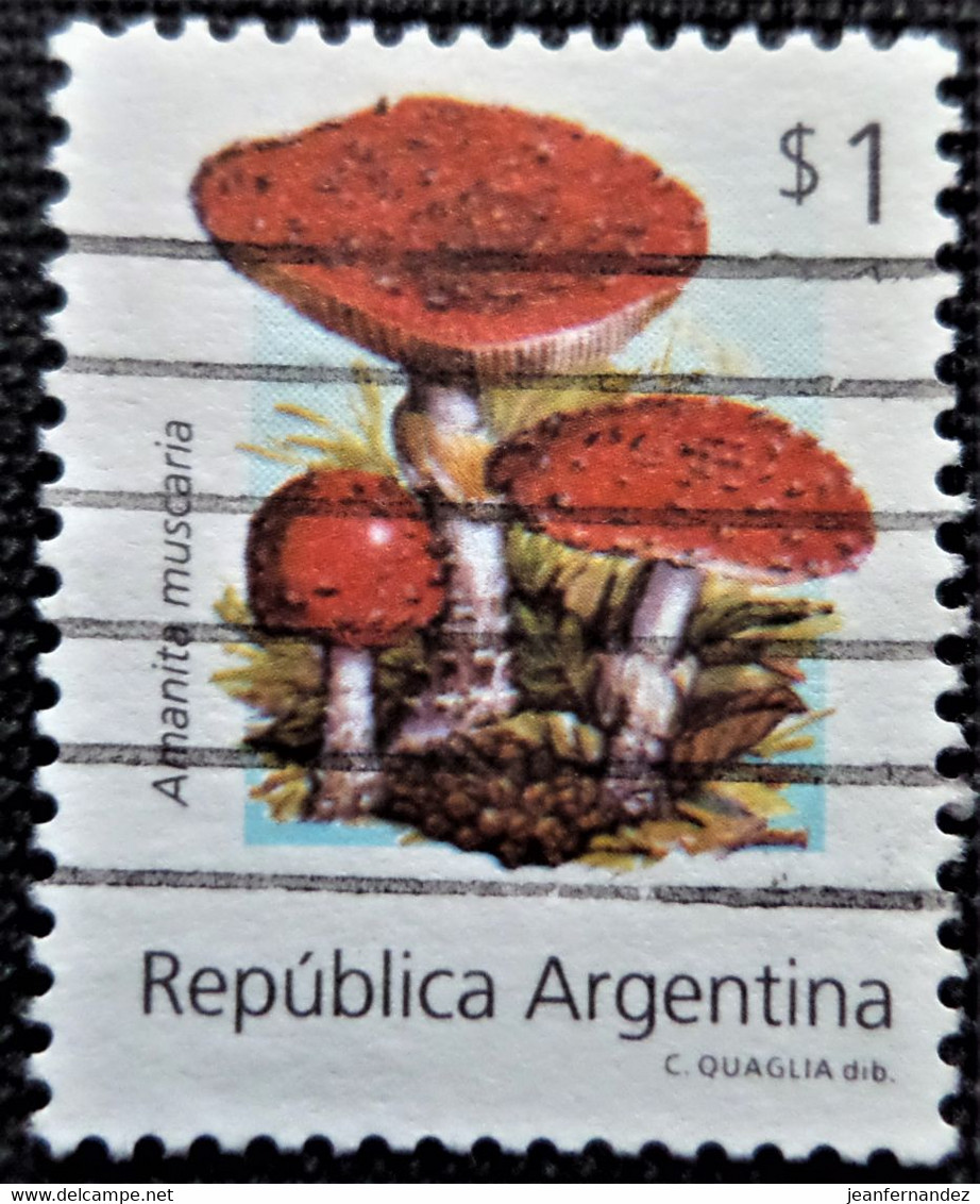 Timbre D'Argentine 1994 Fungi  Stampworld N° 2233 - Gebraucht