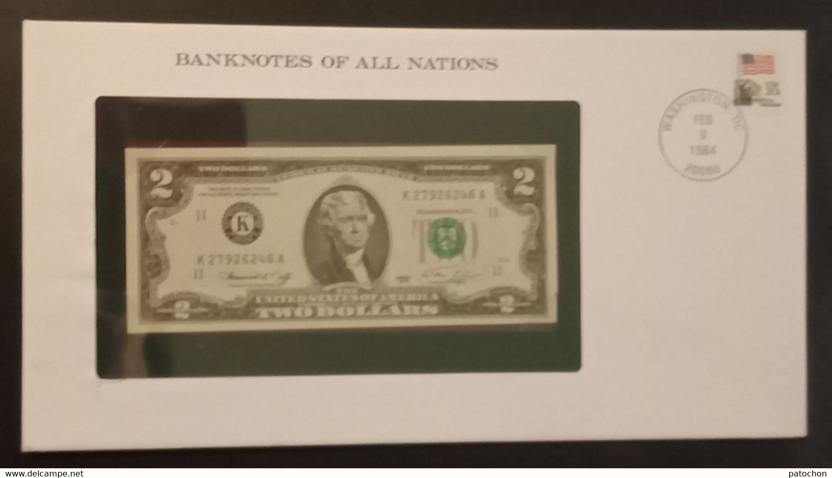 Billet Banque Des Etats Unis D'Amérique De Nord 2 Dollars Banknotes Of All Nations UNC - Autres - Amérique