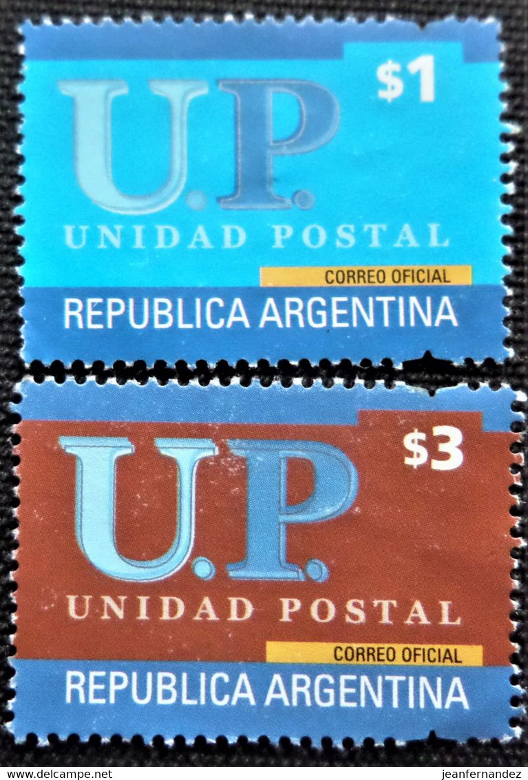 Timbre D'Argentine 2002 Postal Agents Stamps  Stampworld N° 2761 Et 2763 - Gebraucht