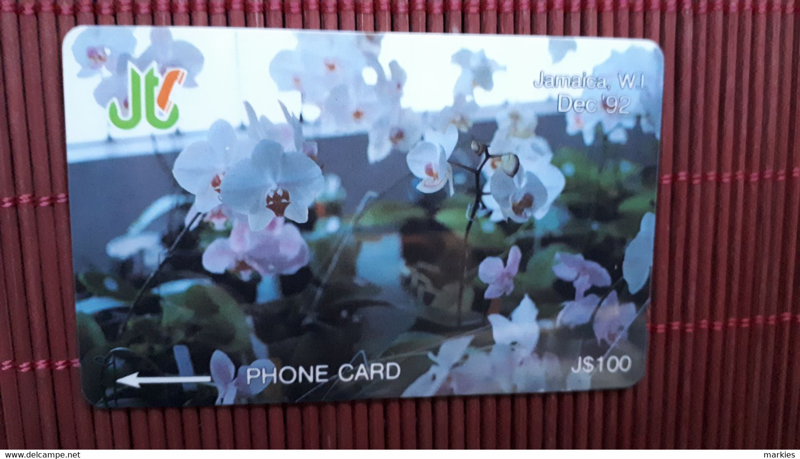 Phonecard 100 $ Jamaica Control 11JAMD Used Rare - Jamaica