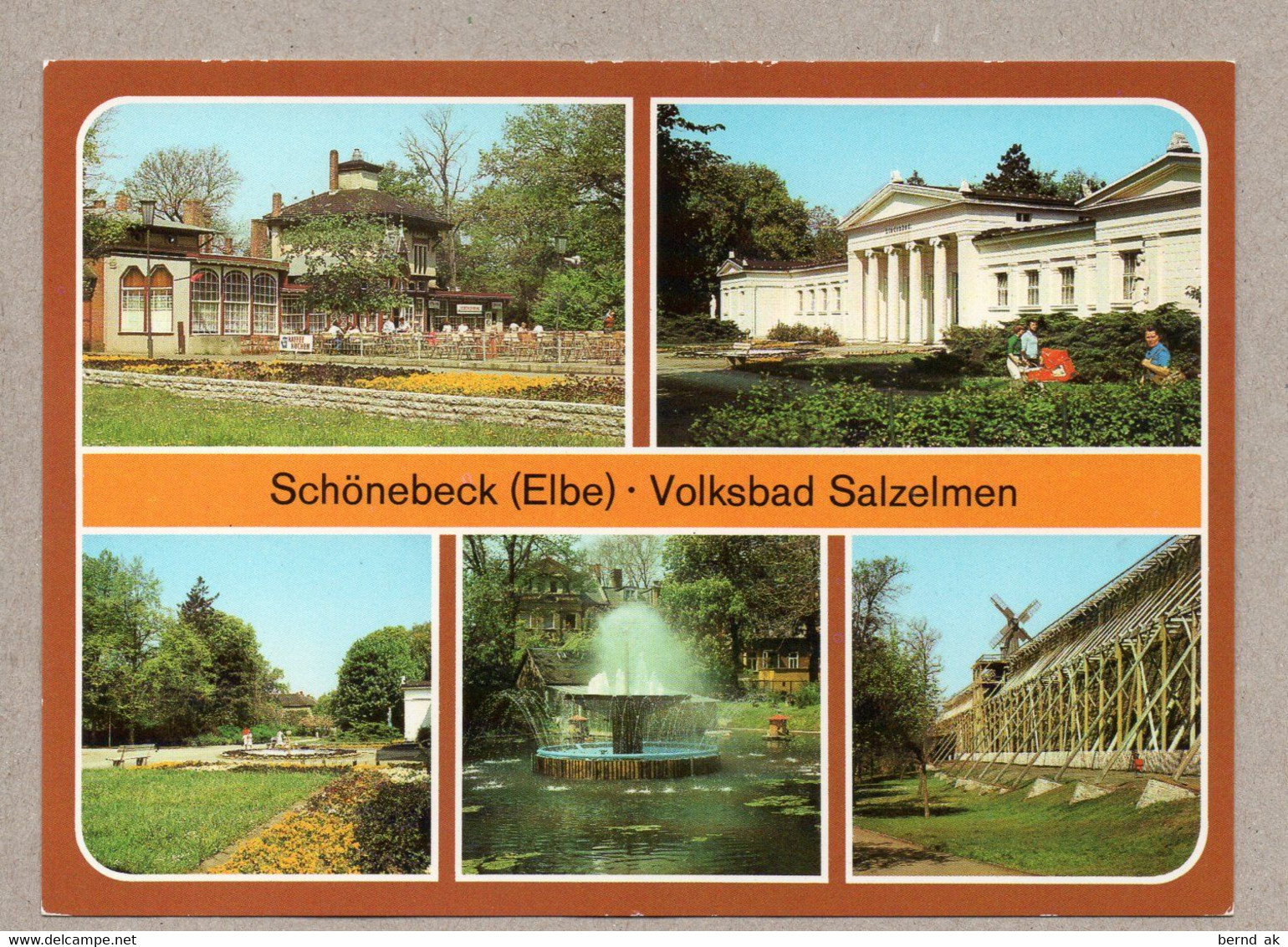 A5181} BRD (DDR) - AK (nicht Gel.):  Schnönebeck - Volksbad Salzelmen - Schoenebeck (Elbe)