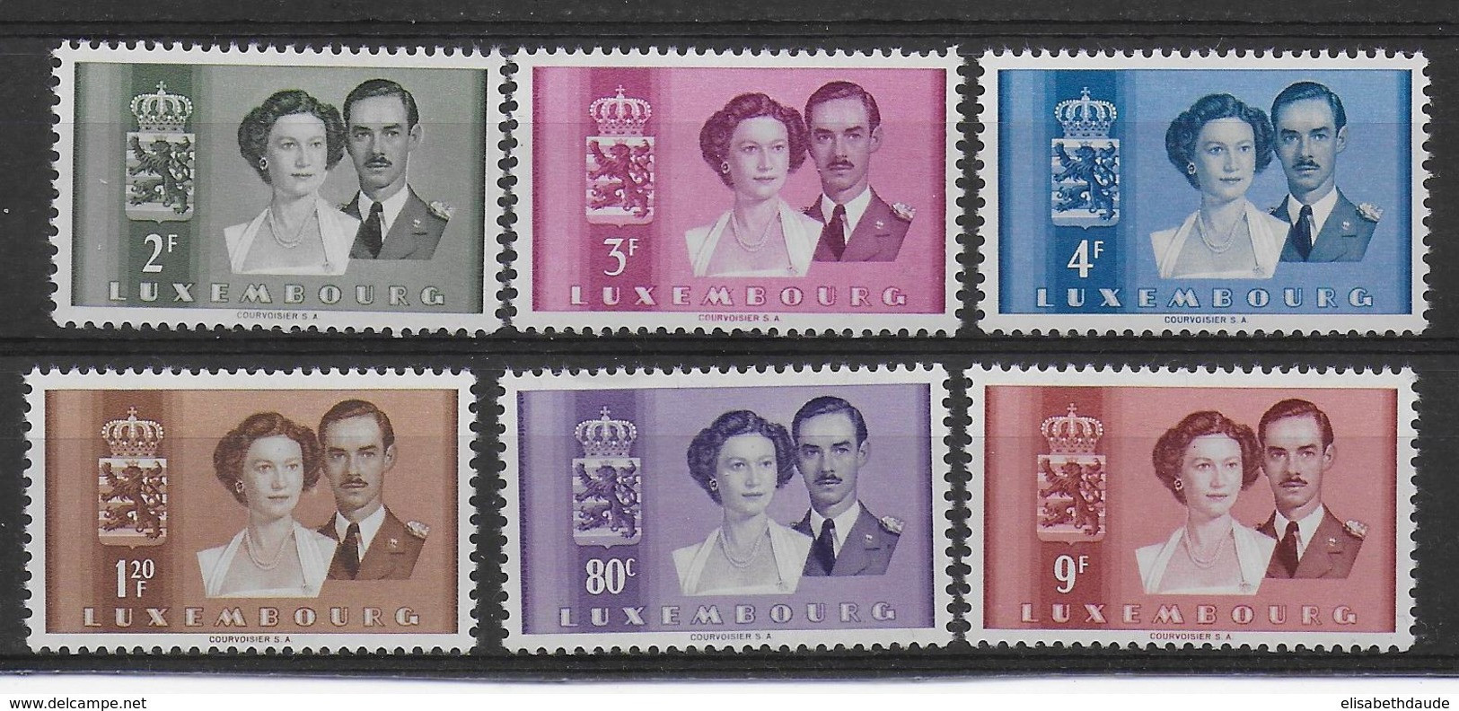 LUXEMBOURG - 1953 - YVERT N°465/470 ** MNH - COTE = 27.5 EUR. - Neufs