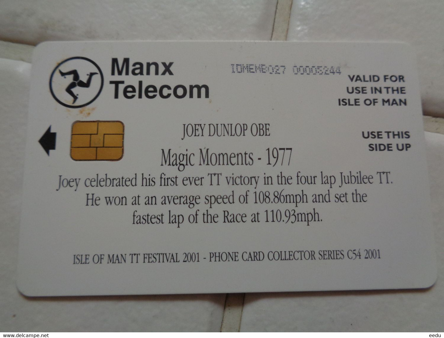 Isle Of Man Phonecard - Man (Isle Of)