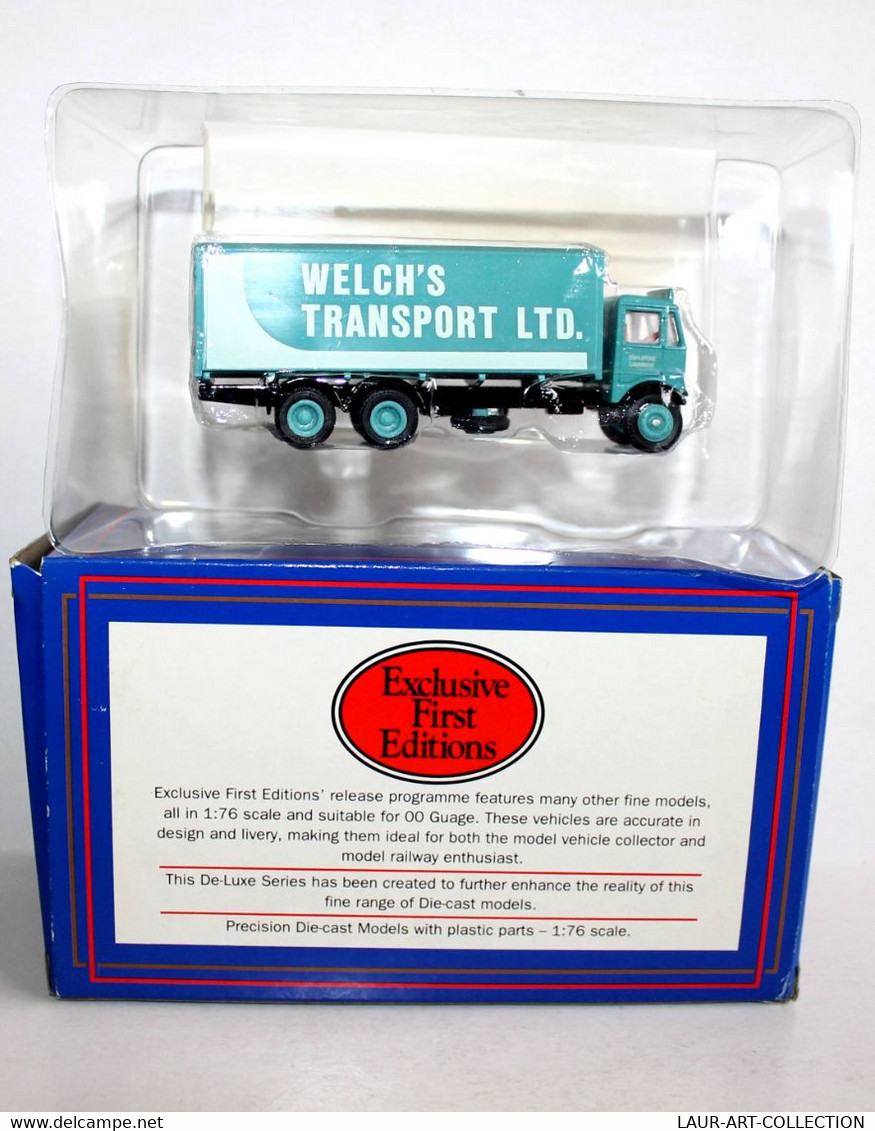 EFE AEC MAMMOTH - WELCH'S TRANSPORT, GILBOW DE LUXE SERIES CAMION MINIATURE 1/76 - MODELE REDUIT AUTOMOBILE (1712.2) - Escala 1:76