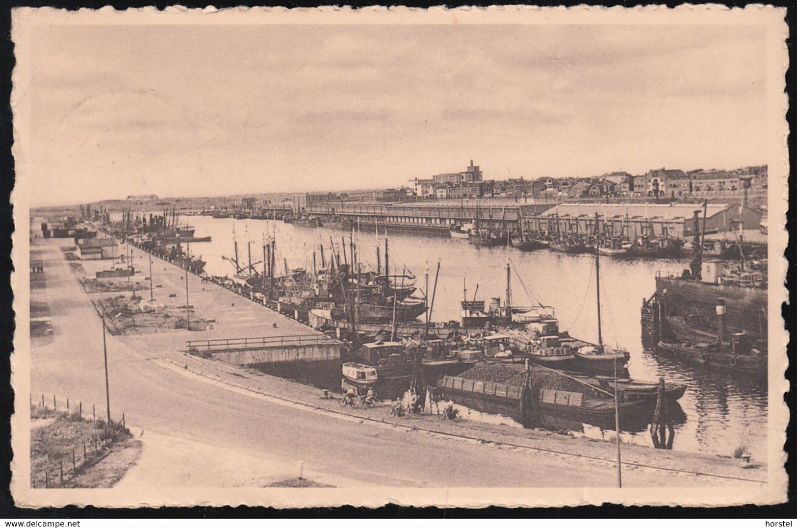 Netherland - IJmuiden - Harbour - Trawlerkade - Lastkahn - Tugs - Fishing Boats - Nice Stamp - IJmuiden