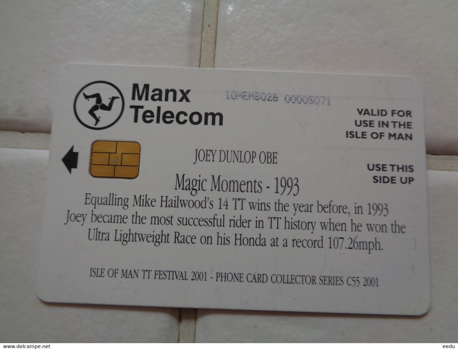 Isle Of Man Phonecard - Isla De Man