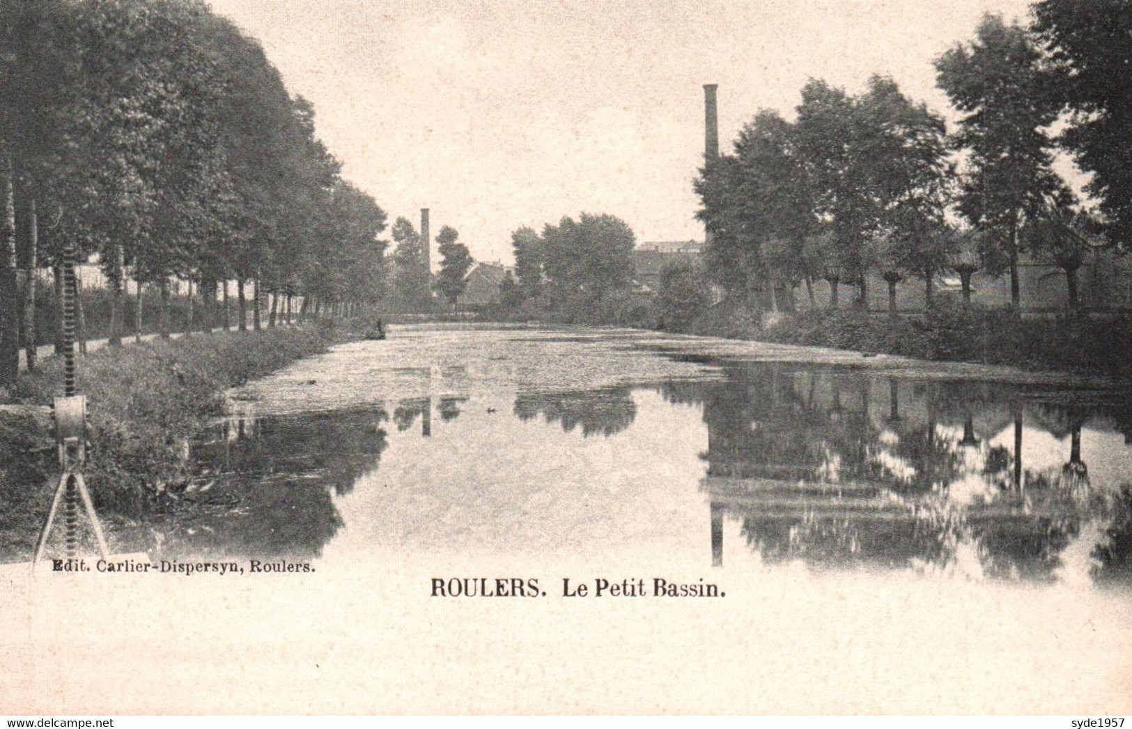 Roeselare Roulers La Petit Bassin De Waterkant Aan De Vaart éditeur Carlier-Dispersyn - Roeselare