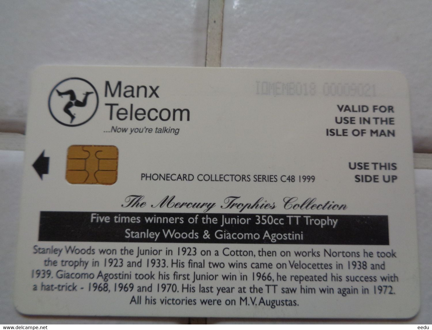 Isle Of Man Phonecard - Man (Ile De)