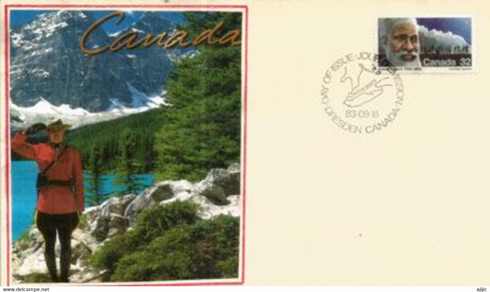 Josiah Henson (Black Abolitionist) On Letter From Canada - Commemorative Covers