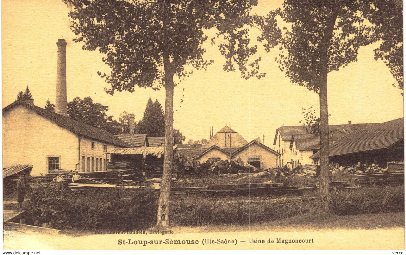 CARTE POSTALE  Ancienne De SAINT - LOUP Sur SEMOUSE - Usine De Magnoncourt - Saint-Loup-sur-Semouse