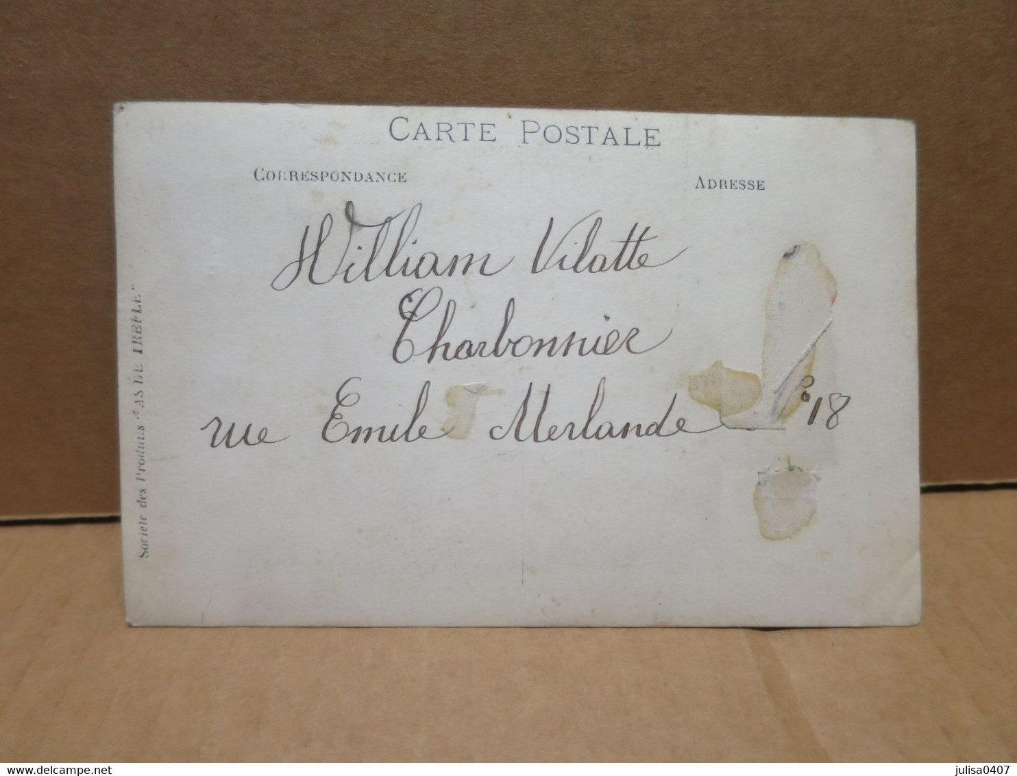 Groupe De Personnages Musiciens Carte Photos William Vilatte Charbonnier18 Rue Emile Merlande - A Identifier