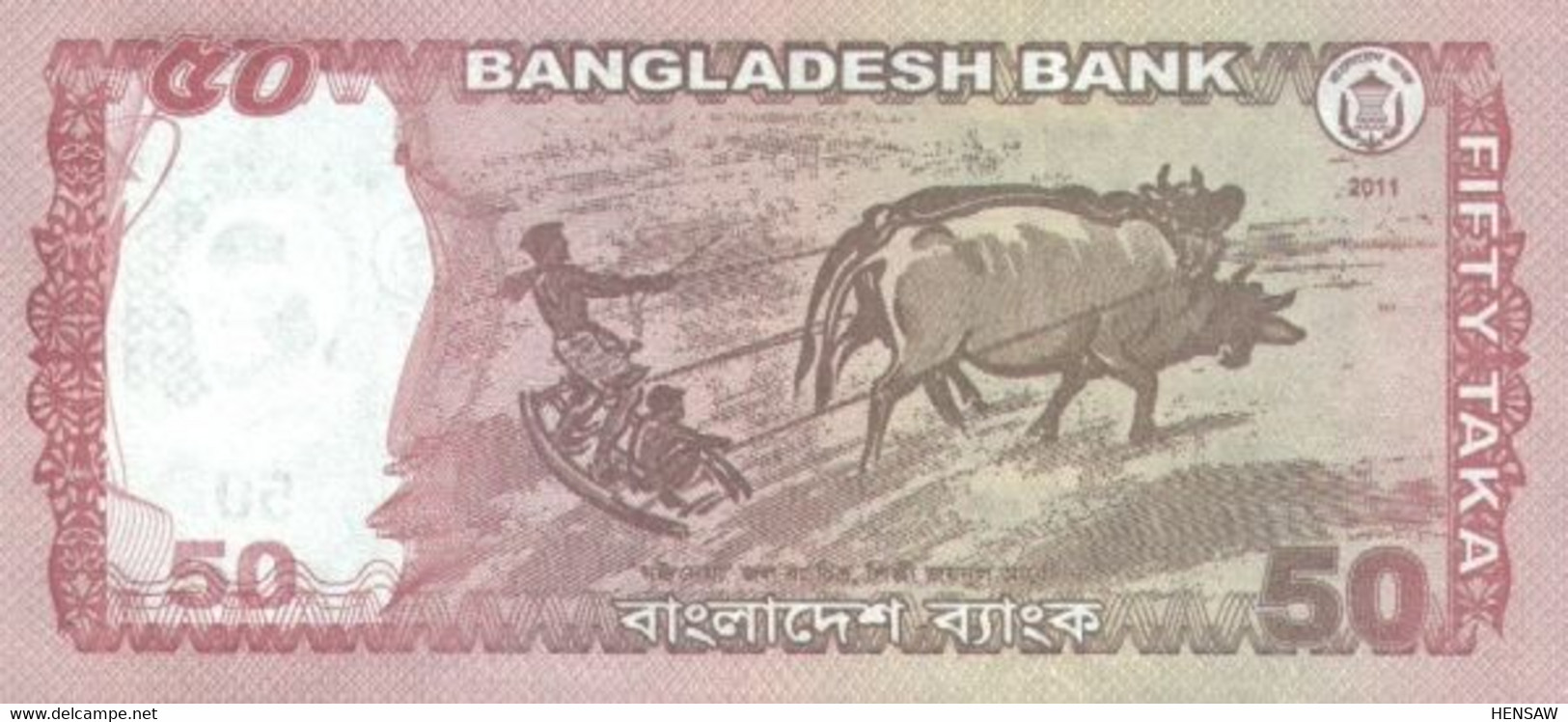 BANGLADESH 50 TAKA P 56a 2011 UNC SC NUEVO - Bangladesh