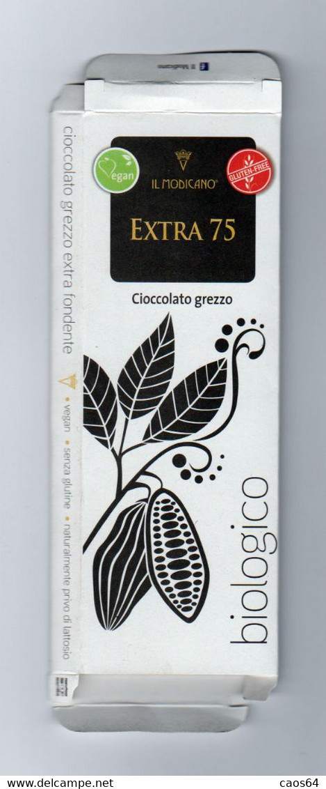 Il Modicano Extra 75 Chocolat Cioccolato Bio  Confezione Box CARTA  ITALY - Chocolat