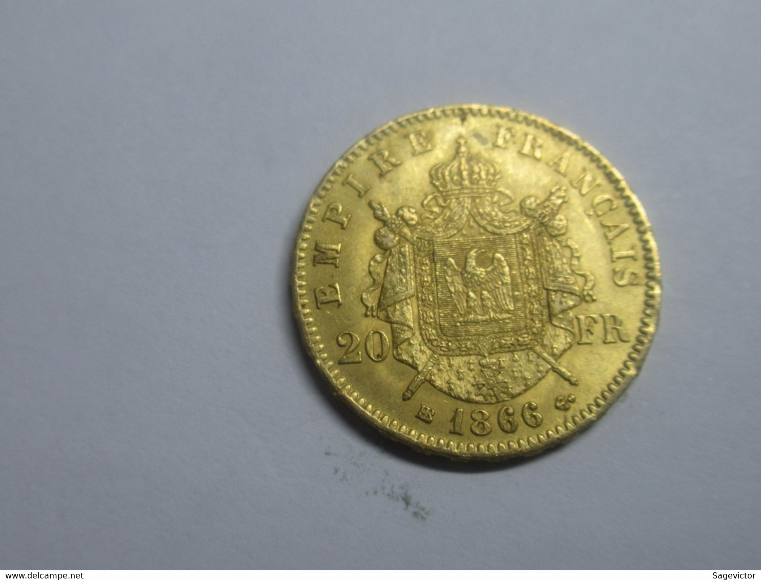 20 FRANCS OR 1866 BB - 20 Francs (gold)