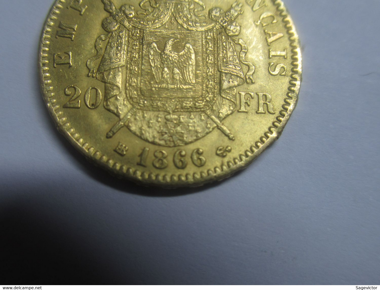 20 FRANCS OR 1866 BB - 20 Francs (or)