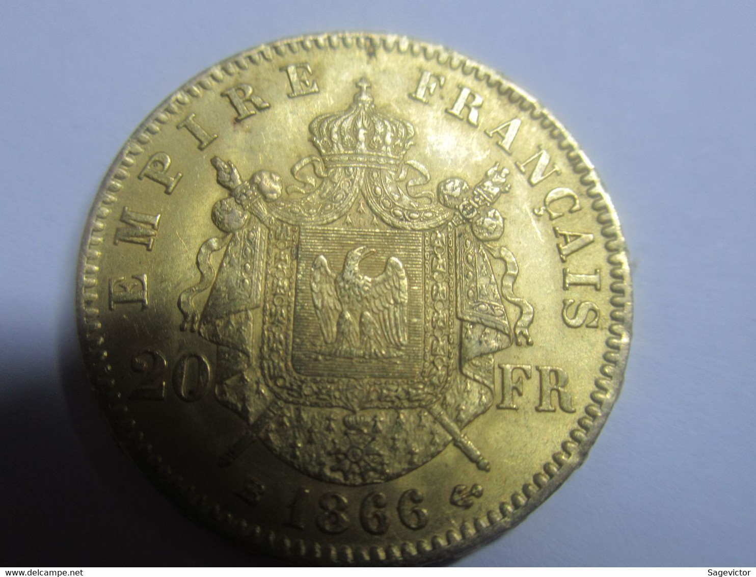 20 FRANCS OR 1866 BB - 20 Francs (gold)