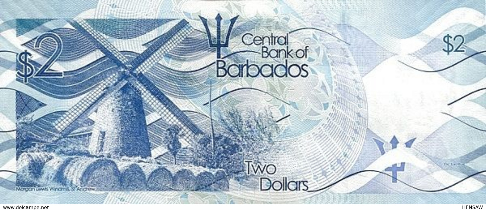 BARBADOS 2 DOLLARS P 73a 2013 UNC SC NUEVO - Barbados